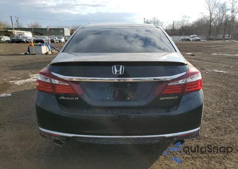 2017 Honda Accord Sport из США, поврежденный, VIN 1HGCR2F55HA161887